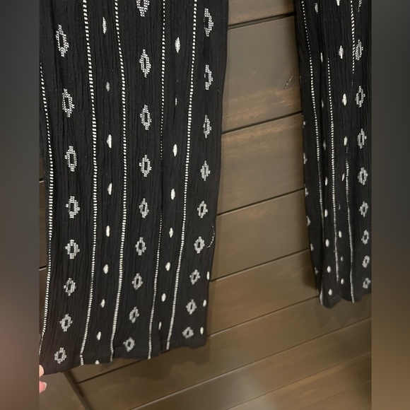 Black & White Patterned Tube Top Romper - Picture 3 of 5